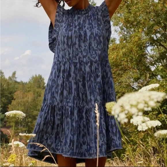 NWT Anthropologie Jenee Tiered Tunic Dress 
Size Small - Picture 3 of 3